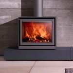 Poele Rectangle Bois Panoramique 85